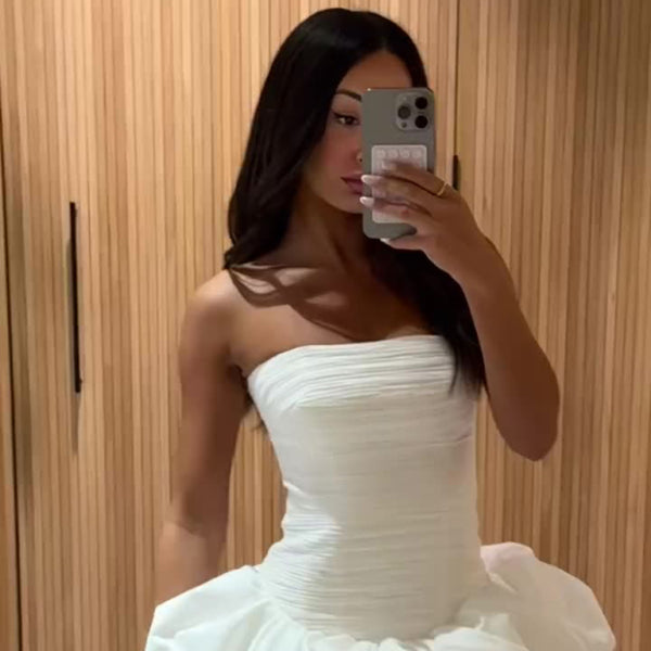 β¨ Chic & Flirty: Tube Top High Waist Pleated Tutu Dress β¨