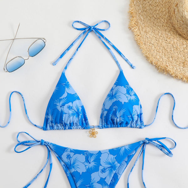πΈ Floral Halterneck Bikini β Sexy, Trendy & Perfect for Summer πΈ