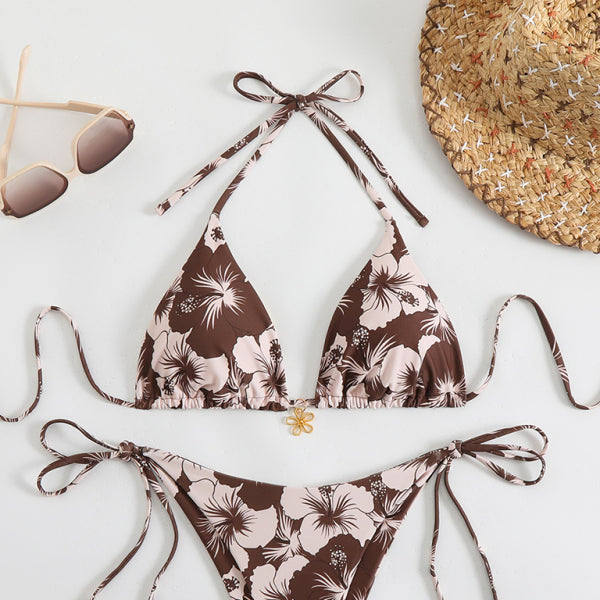 πΈ Floral Halterneck Bikini β Sexy, Trendy & Perfect for Summer πΈ