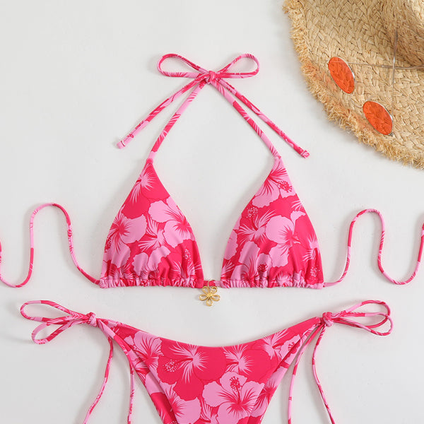 πΈ Floral Halterneck Bikini β Sexy, Trendy & Perfect for Summer πΈ