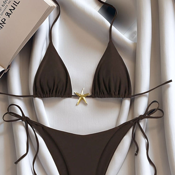 👙 Sexy Starfish Strappy Bikini – Trendy & Flattering Swimwear for Summer 🌊