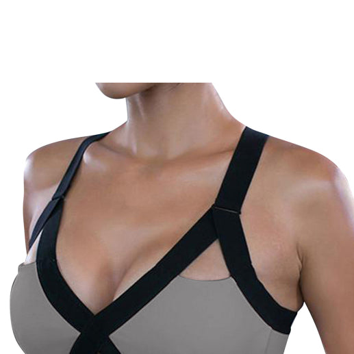 π₯ Color Contrast Cross-Back Sports Bra β Sexy, Supportive & Sweat-Proof π¦