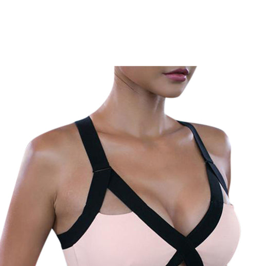 π₯ Color Contrast Cross-Back Sports Bra β Sexy, Supportive & Sweat-Proof π¦