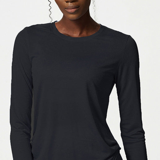 π₯ Women's Quick-Dry Long Sleeve Yoga Top β Breathable, Chic & Comfy Activewear π₯