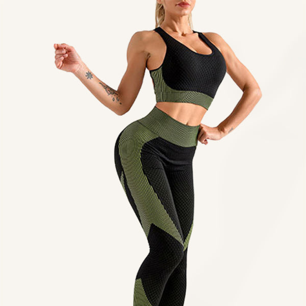 π§ββοΈ Sculpt & Flow Yoga Set β Halter Neck Tank + High Waist Leggings for Effortless Style β¨