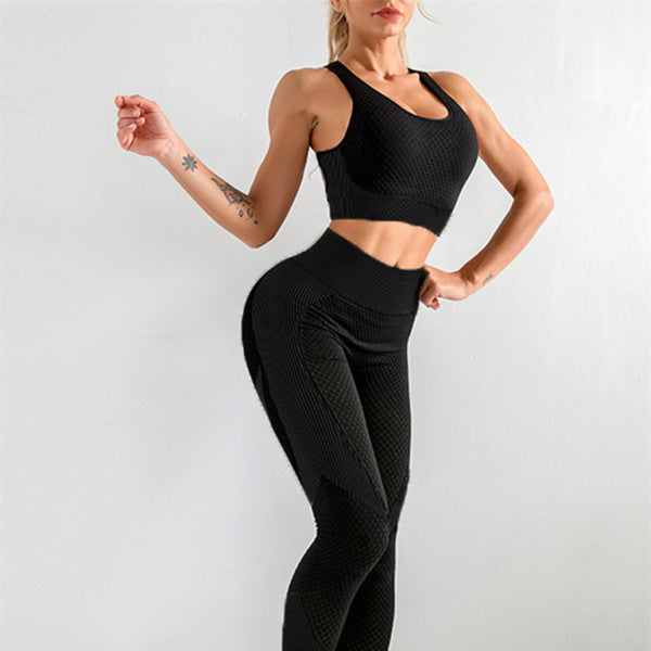 π§ββοΈ Sculpt & Flow Yoga Set β Halter Neck Tank + High Waist Leggings for Effortless Style β¨