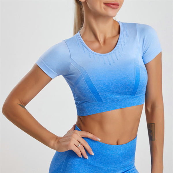 π§ββοΈ Seamless Ombre Yoga Set β Trendy, Comfy & Sculpting Two-Piece π€