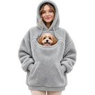 Plush Fleece Pullover Sweater, view 5