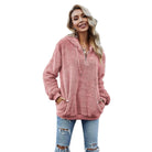Zip-Detail Pullover Hoodie, view 5
