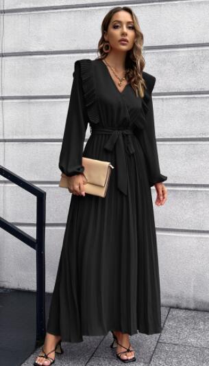 Chic V-Neck Knit Dress – Flattering, Elegant & Perfect for Any Occasion