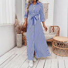 Long-Sleeve A-Line Maxi Dress, view 4