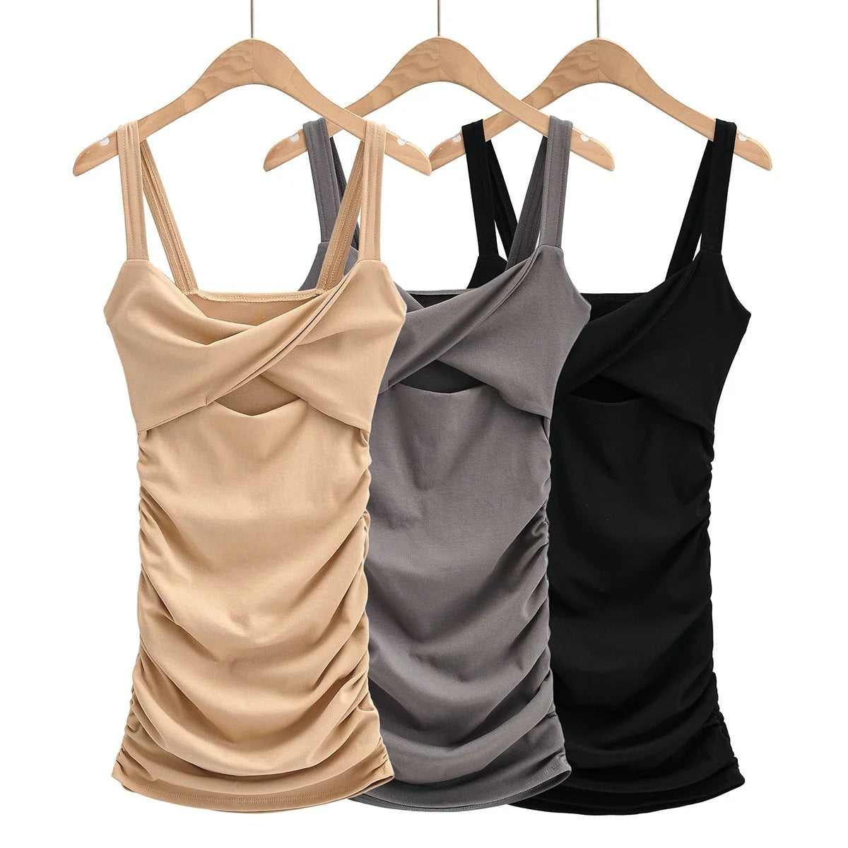 Cutout Spaghetti-Strap Bodycon Mini Dress, view 5
