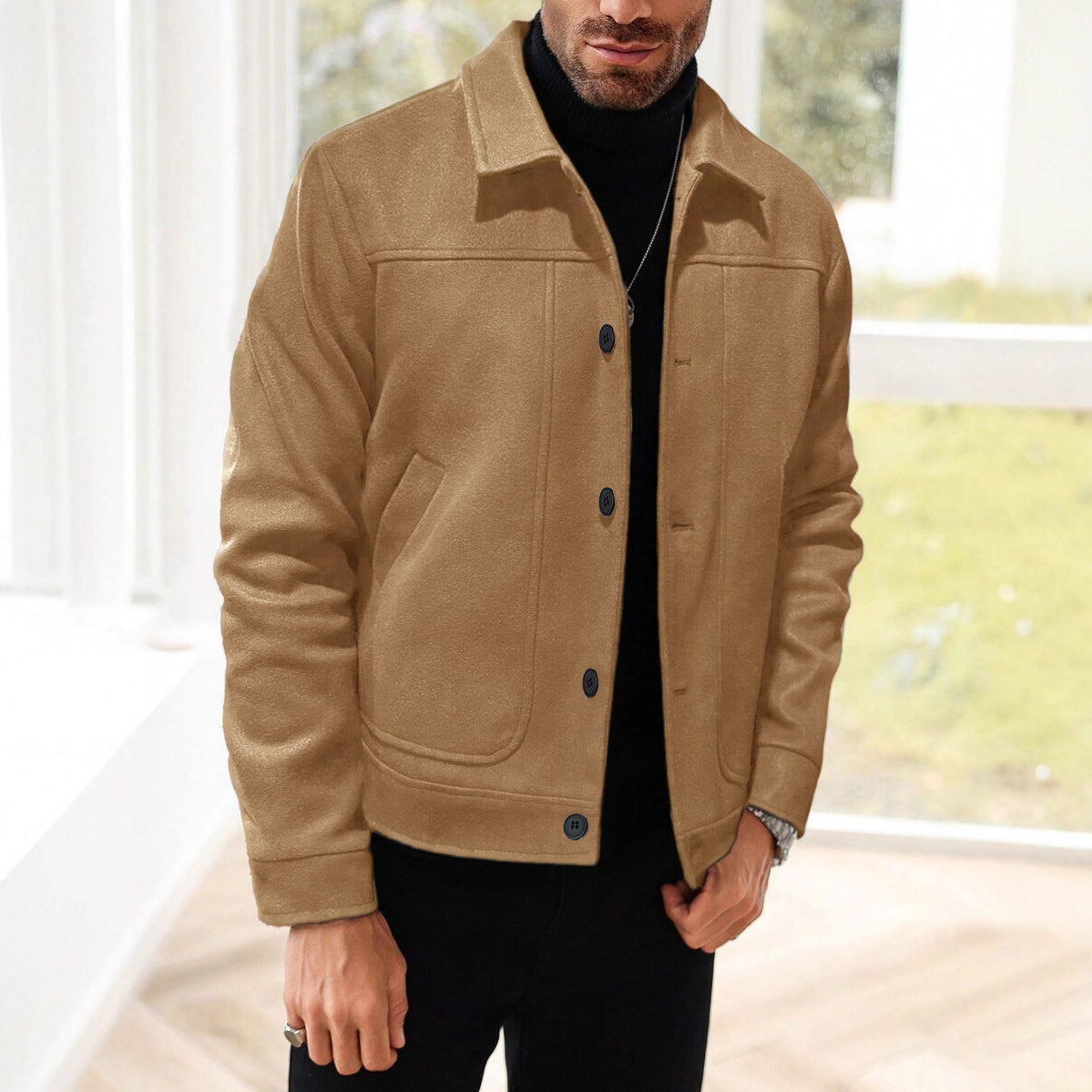 Slim Lapel-Collar Jacket, view 3