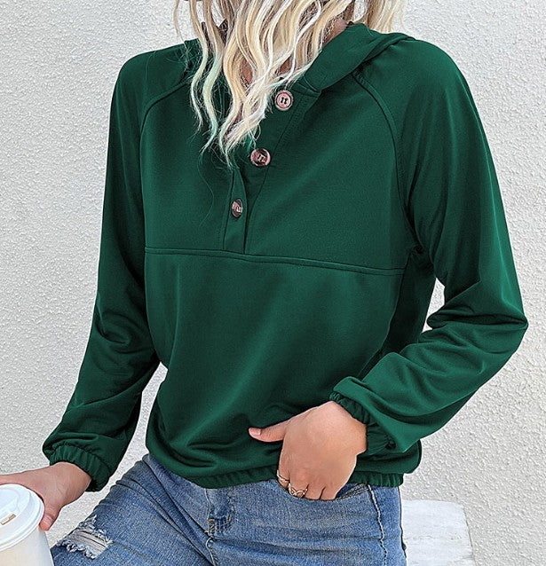 Cozy Casual Hooded Sweatshirt for Women – Fall Winter Must-Have