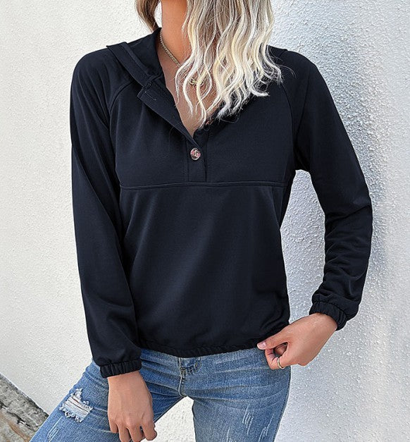 Cozy Casual Hooded Sweatshirt for Women – Fall Winter Must-Have