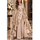 Printed Jacket and Wide-Leg Pants Set, view 2