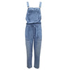 ✨ Chic & Comfy Denim Jumpsuit – Loose Fit, Mid Waist, Casual One Piece for Women 👖💕