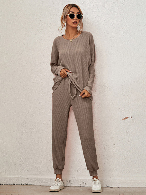 Cozy Chic Women's Long-Sleeve Loungewear Pajama Set for Ultimate Comfort