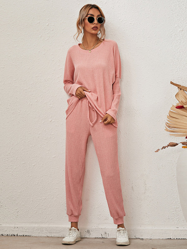 Cozy Chic Women's Long-Sleeve Loungewear Pajama Set for Ultimate Comfort