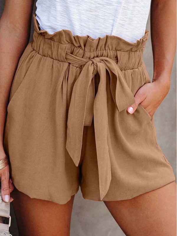 ✨ Trendy Tie-Waist Cotton Shorts – Stylish & Comfy for Every Season ✨