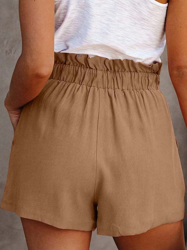 ✨ Trendy Tie-Waist Cotton Shorts – Stylish & Comfy for Every Season ✨