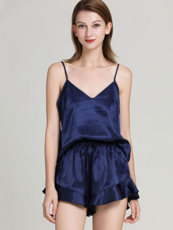 Cozy & Chic V-Neck Pajama Set – Soft, Stylish & Perfect for Lounging