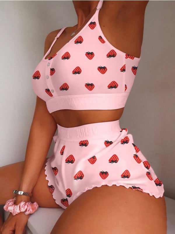 Chic & Comfy Suspender Lounge Set – Soft, Stylish & Perfect for Spring