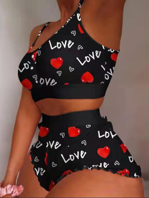 Chic & Comfy Suspender Lounge Set – Soft, Stylish & Perfect for Spring