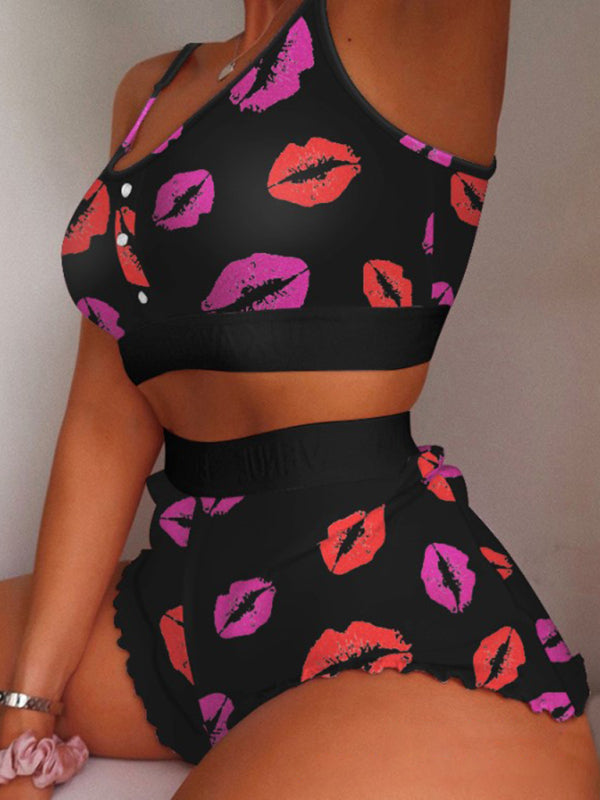 Chic & Comfy Suspender Lounge Set – Soft, Stylish & Perfect for Spring