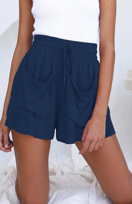 Comfy Chic High-Waist Linen Shorts – Lightweight, Breathable, & Stylish for Summer