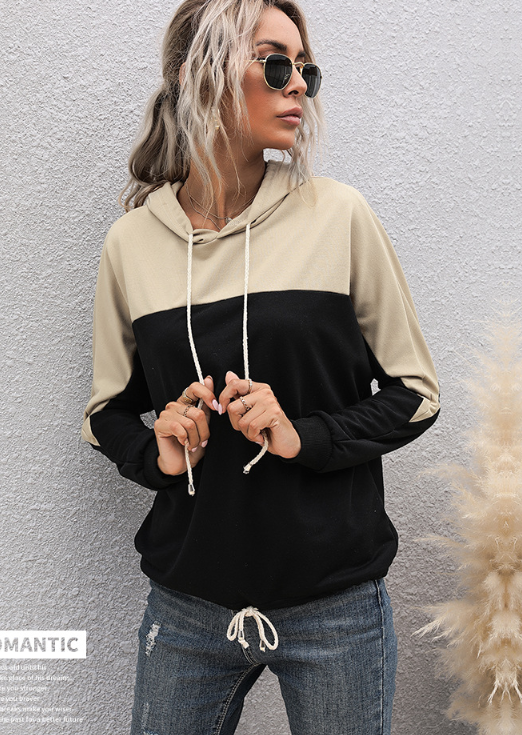 Cozy Chic Color Block Hoodie Sweater – Trendy & Comfy Must-Have