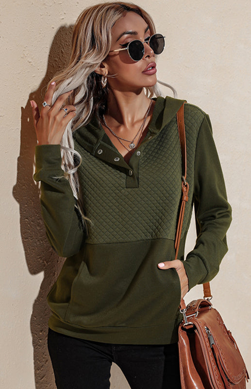 Cozy & Chic Patchwork Hoodie – Perfect for Fall & Winter Fashion