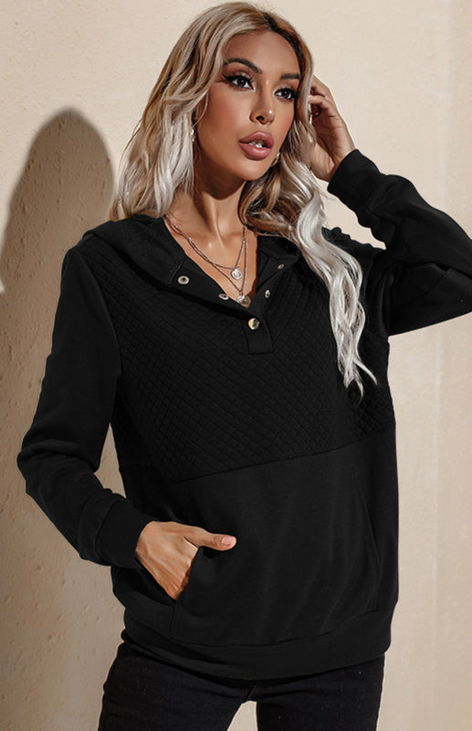 Cozy & Chic Patchwork Hoodie – Perfect for Fall & Winter Fashion