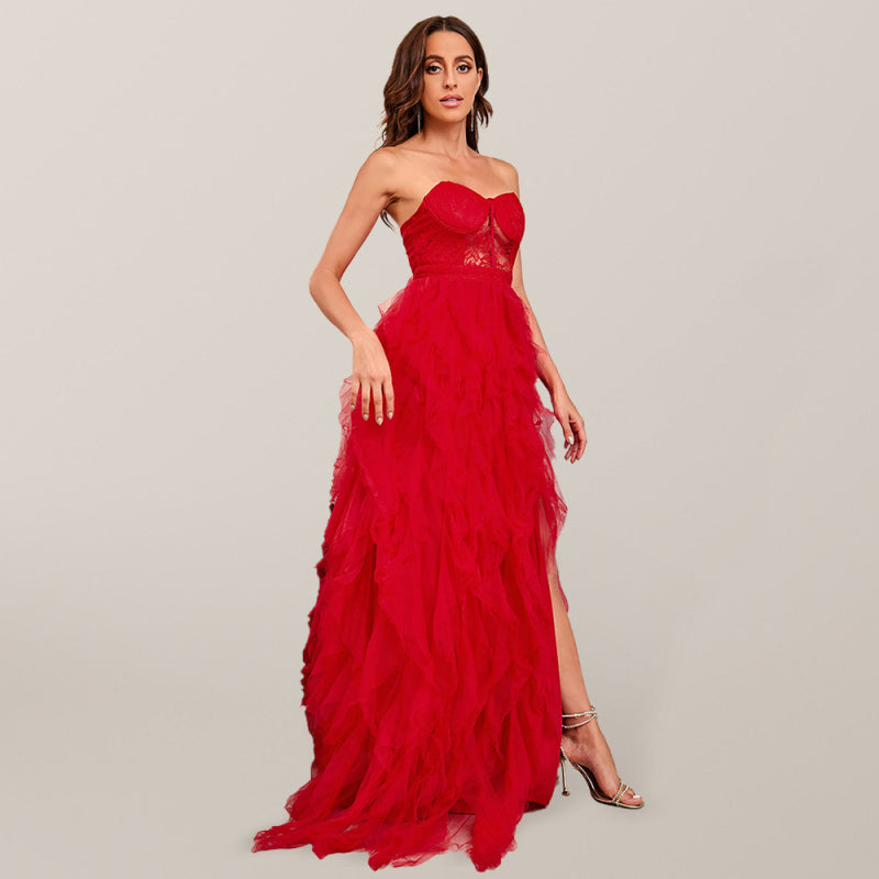 ✨ Sexy Lace Off-Shoulder Maxi Dress – Flowy, Elegant & Perfect for Any Occasion ✨