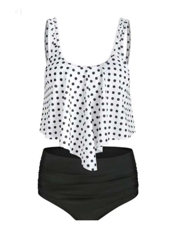 High Waist Ruffle Bikini stylish Floral Swimsuit – Trendy & Flattering Fit