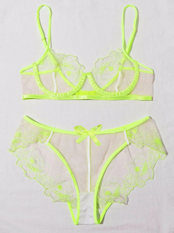 stylish Lace intimates Set – 3-Piece Hollow Out Nightwear for Confidence & Passion