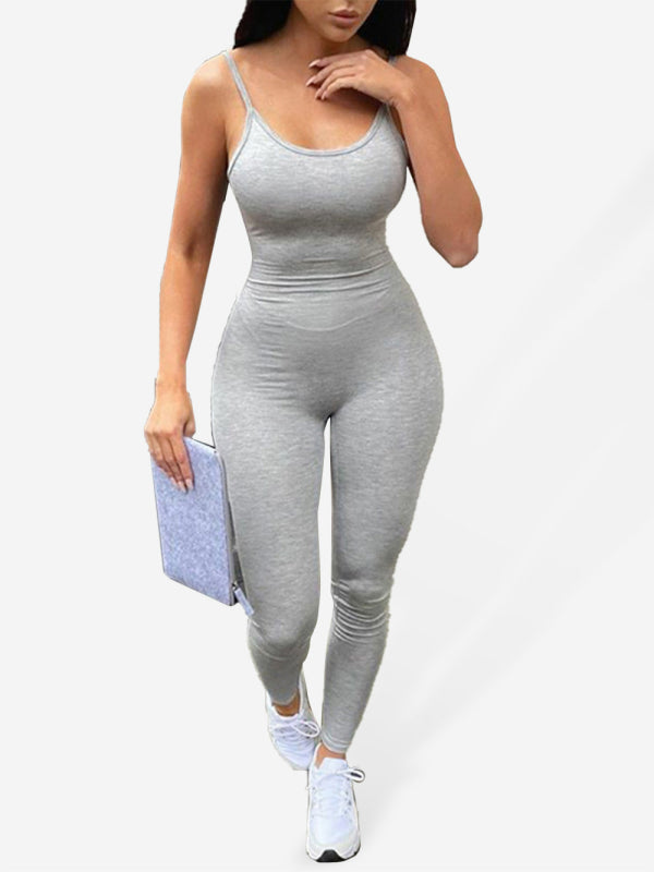 🖤 Trendy Full-Body Yoga Jumpsuit – Sleek, Sexy & Ultra-Stretchy Activewear 🖤