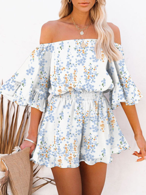 Chic One-Shoulder Chiffon Jumpsuit – Flowy, Stylish & Perfect for Summer