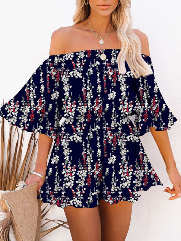 Chic One-Shoulder Chiffon Jumpsuit – Flowy, Stylish & Perfect for Summer
