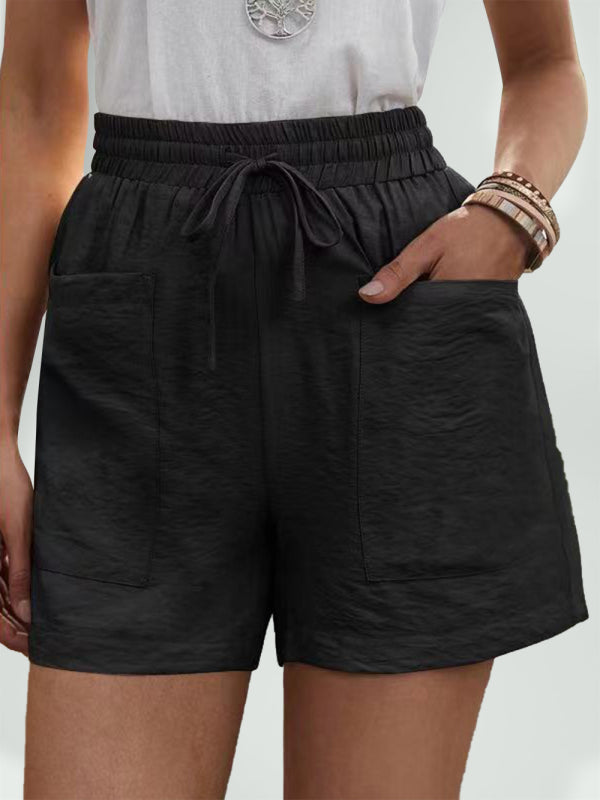 Chic High-Waist Linen Shorts – Comfy, Stylish & Perfect for Summer