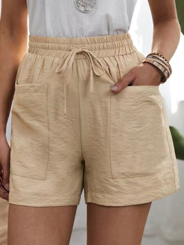 Chic High-Waist Linen Shorts – Comfy, Stylish & Perfect for Summer