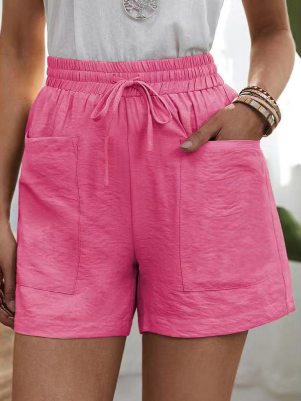 Chic High-Waist Linen Shorts – Comfy, Stylish & Perfect for Summer