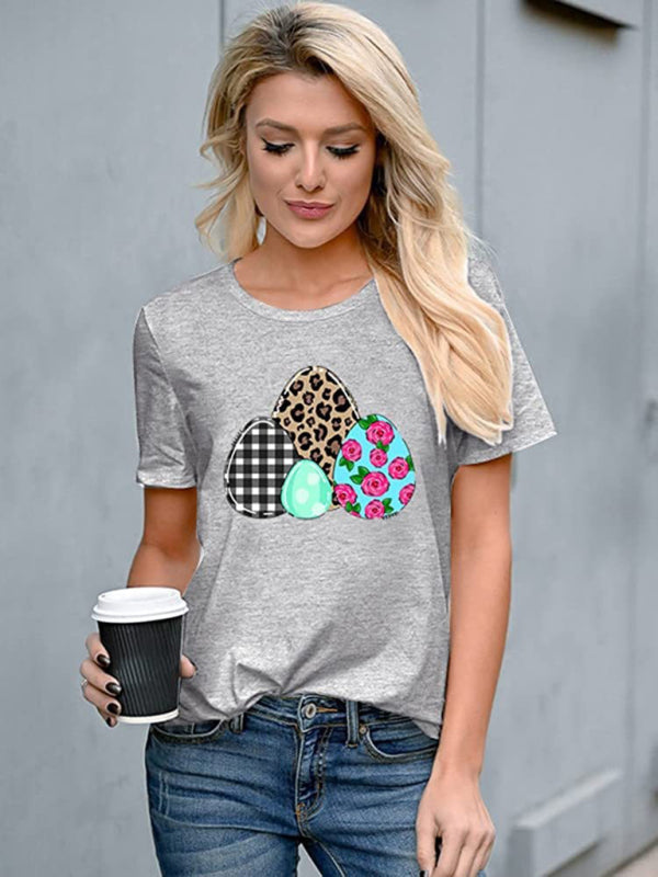 🐰 New Ladies’ Leopard Bunny Easter T-Shirt – Trendy & Fun! 🐆