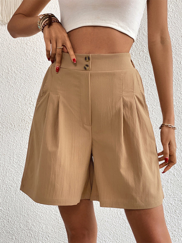 High Waist Wide Leg Shorts – Chic Comfy Summer Vibes