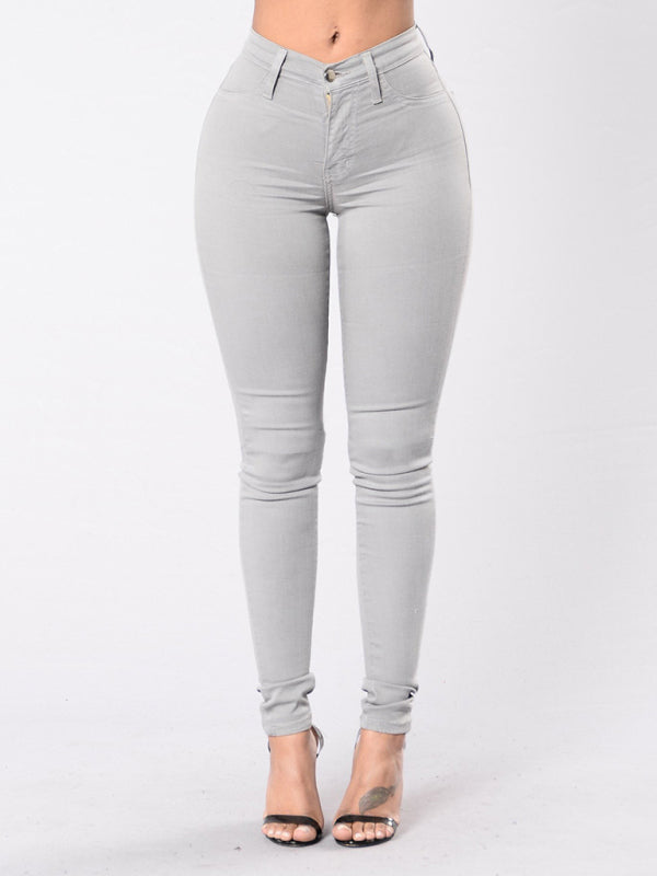 🖤 Sleek & Stretchy High-Waist Denim Pencil Pants – Chic, Comfy & Perfect for Every Outfit! 🔥