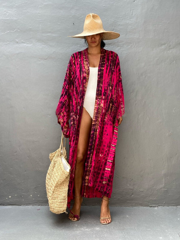 Chic Tie-Dye Beach Cover Up – Flowy, Stylish & Sun-Protective