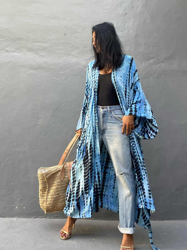 Chic Tie-Dye Beach Cover Up – Flowy, Stylish & Sun-Protective
