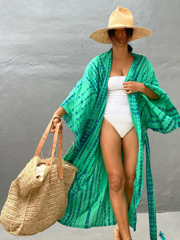 Chic Tie-Dye Beach Cover Up – Flowy, Stylish & Sun-Protective