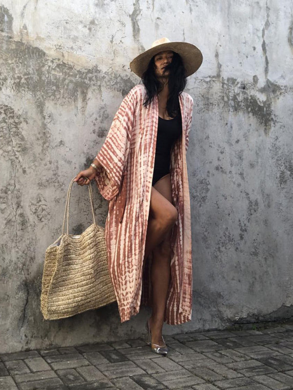 Chic Tie-Dye Beach Cover Up – Flowy, Stylish & Sun-Protective