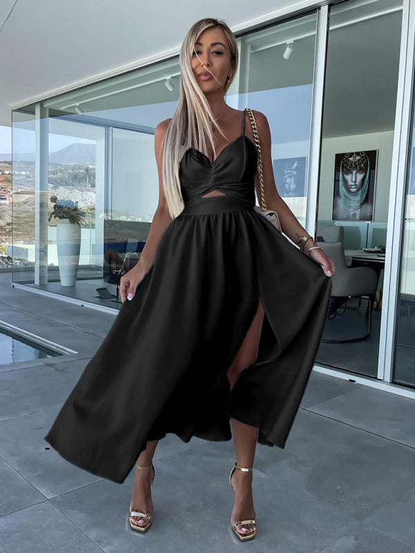 Flirty & Chic Spaghetti Strap Mini Dress – stylish Summer Party Outfit